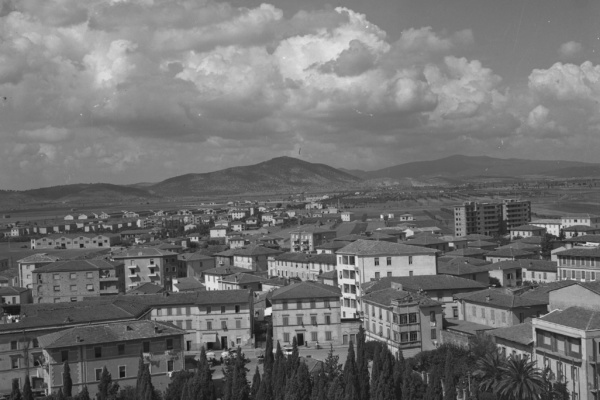 Grosseto vista dalla torre della Finanza, 1953 (©AfG)